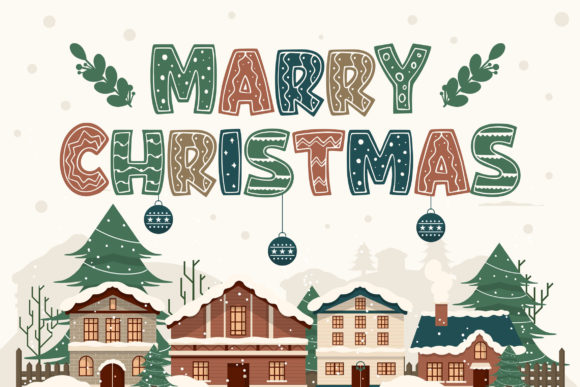 Crafty Christmas Font - Preview 2