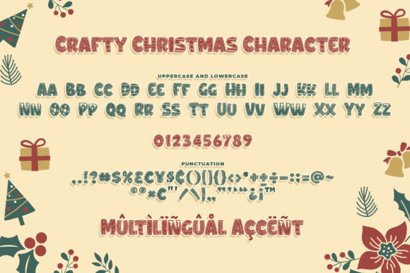 Crafty Christmas Font - Preview 4
