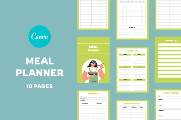 Editable Meal Planner Template