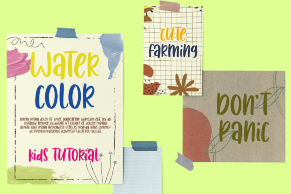 Fun Frog Font - Preview 3