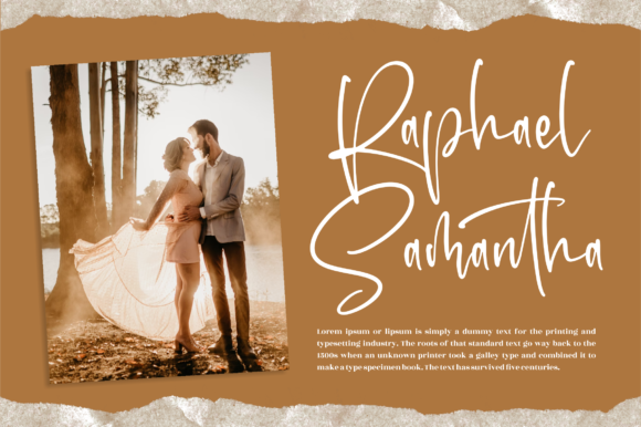 Handwritten Signature Font PNG with transparent background - Preview 3