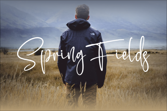 Handwritten Signature Font PNG with transparent background - Preview 4