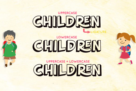 Hollow Letters Font PNG with transparent background - Preview 1
