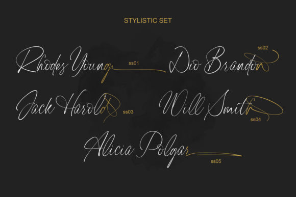 Jhodes Font PNG with transparent background - Preview 5
