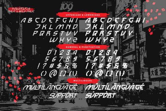 Kawaguchi Font PNG with transparent background - Preview 5