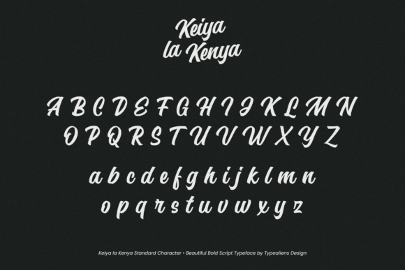Keiya La Kenya Font PNG with transparent background - Preview 6