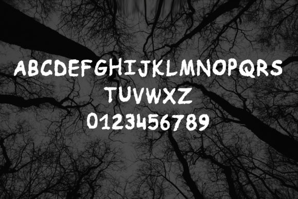 Little Path Font PNG with transparent background - Preview 1