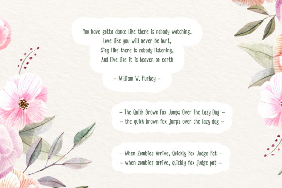 Naomi Story Font PNG with transparent background - Preview 3