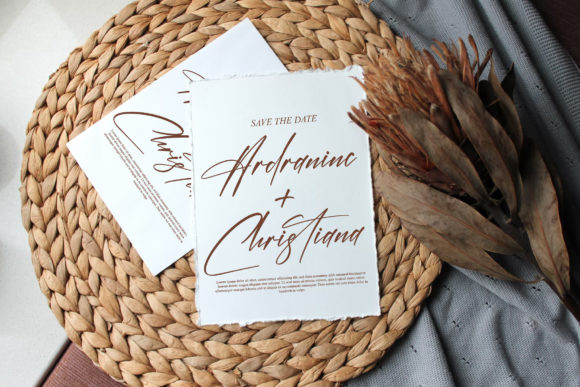Rembulan Signature Font PNG with transparent background - Preview 1