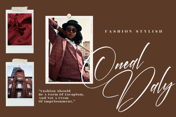 Rembulan Signature Font PNG with transparent background - Preview 3