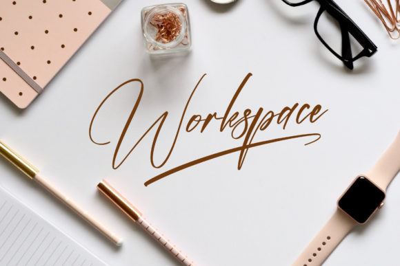 Rembulan Signature Font PNG with transparent background - Preview 5