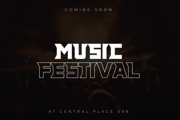 Rock Metal Font PNG with transparent background - Preview 1
