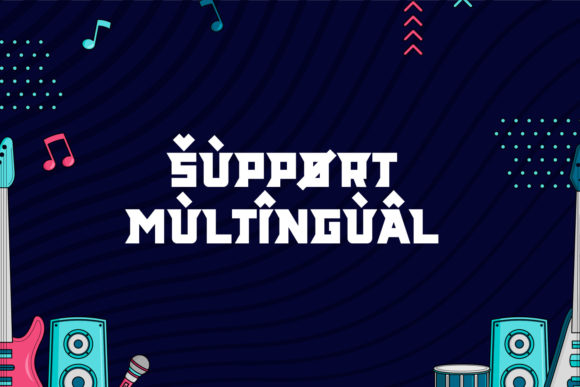 Rock Metal Font PNG with transparent background - Preview 2