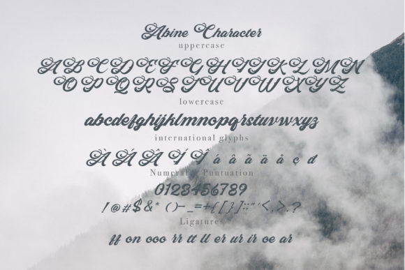 Abine Font - Preview 3