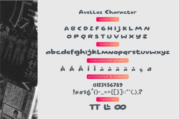Avelloz Font - Preview 1