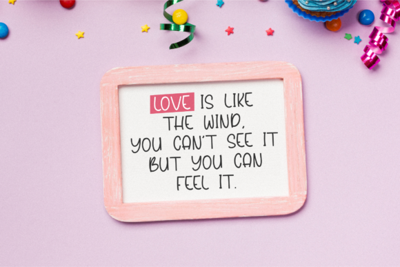 Boomer Smooch Font PNG with transparent background - Preview 6