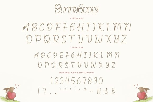 Bunny Goofy Font - Preview 3