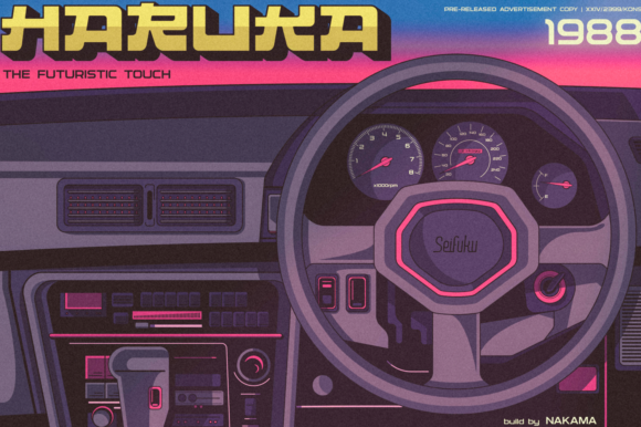 Citypop Font PNG with transparent background - Preview 2