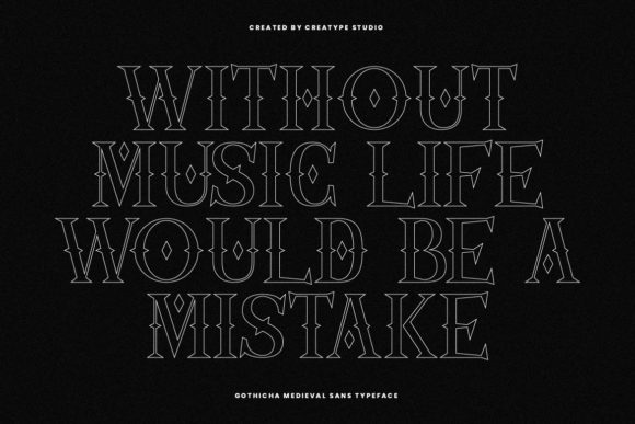 Gothicha Font - Preview 1
