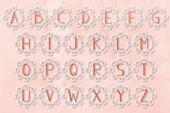 Handrawn Monogram Font - Preview 1
