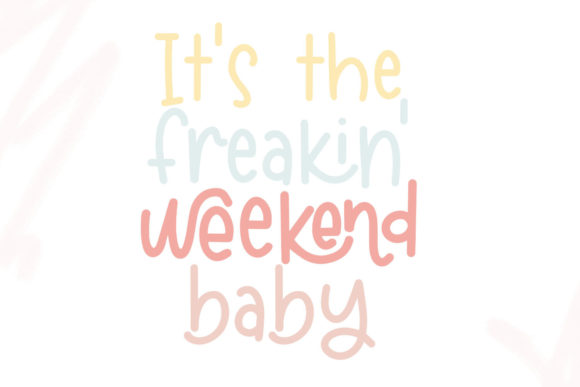 Hello Saturday Font - Preview 4