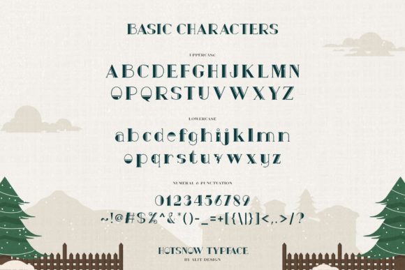Hot Snow Font - Preview 4