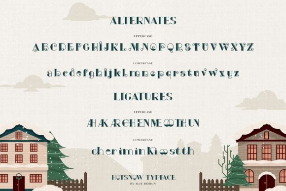 Hot Snow Font - Preview 6