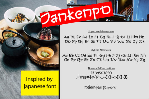Jankenpo Font PNG with transparent background - Preview 1