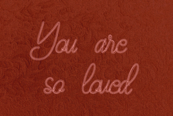 Maudy Silky Font PNG with transparent background - Preview 1