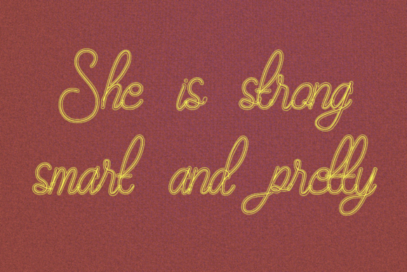 Maudy Silky Font PNG with transparent background - Preview 2
