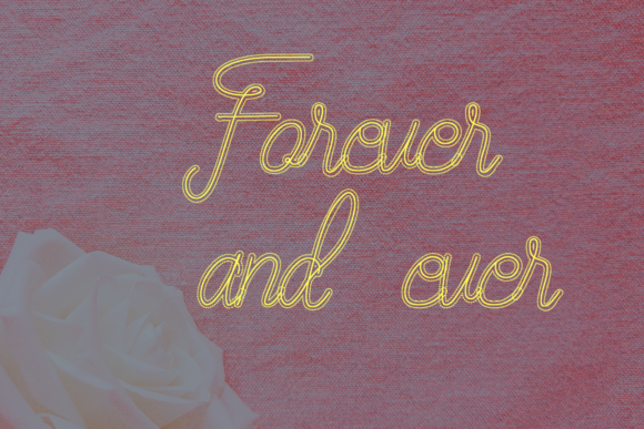 Maudy Silky Font PNG with transparent background - Preview 3