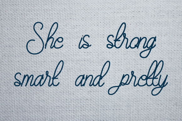 Maudy Silky Line Font PNG with transparent background - Preview 2