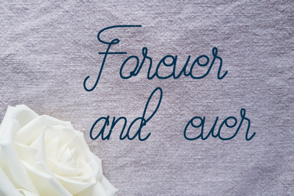 Maudy Silky Line Font PNG with transparent background - Preview 3
