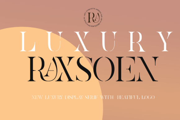 Raxsoen Font PNG with transparent background - Preview 1