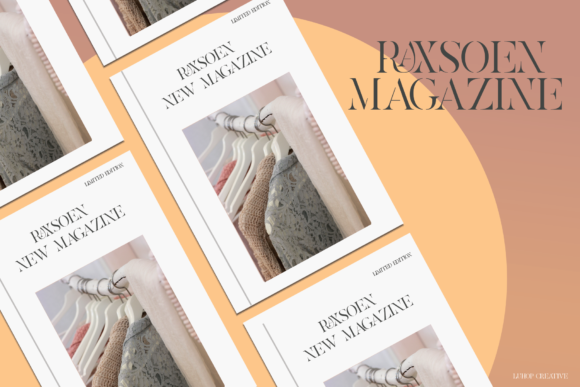 Raxsoen Font PNG with transparent background - Preview 6