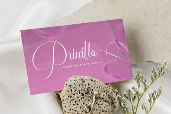 Sinta Magenta Font PNG with transparent background - Preview 1