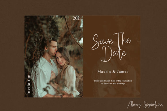 Alawy Signature Font - Preview 1