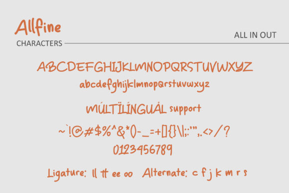 Allfine Font - Preview 6