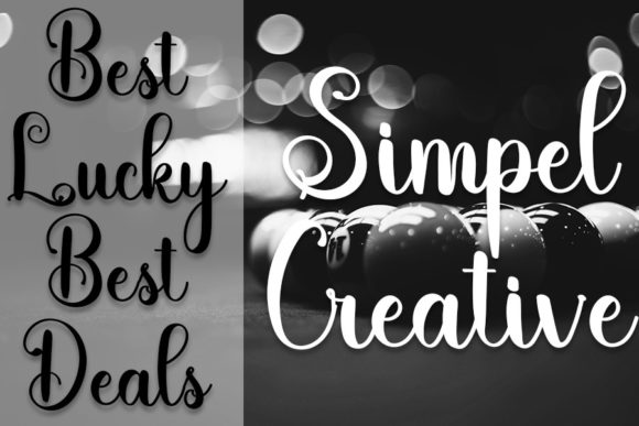Billiards Font - Preview 3