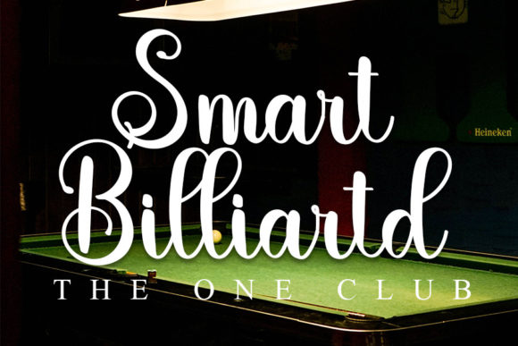 Billiards Font - Preview 5