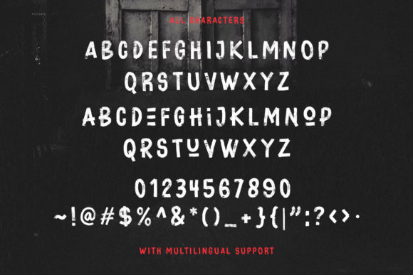 Broken Drive Font - Preview 5