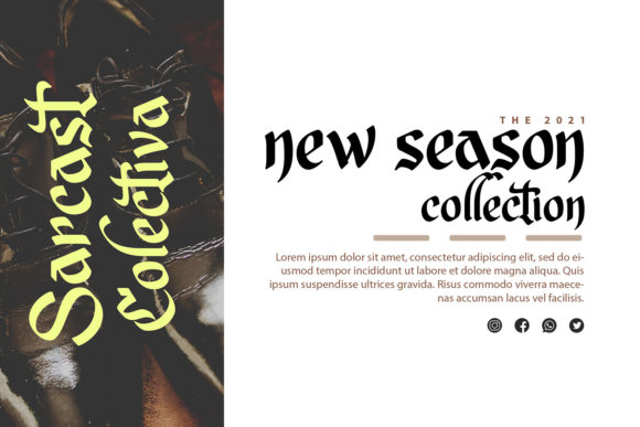 Gatterys Font - Preview 3
