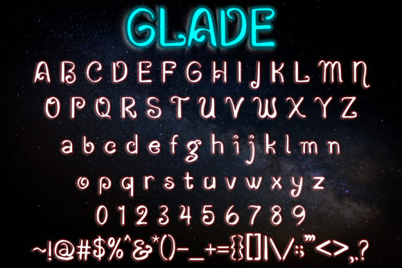 Glade Font - Preview 1