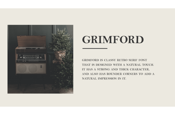 Grimford Font - Preview 3