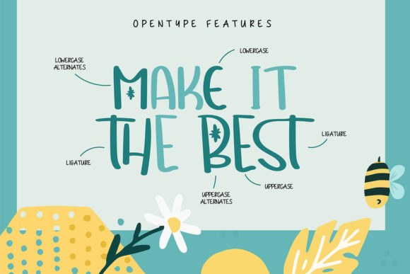 Happy Honey Font PNG with transparent background - Preview 4