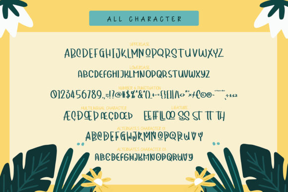 Happy Honey Font PNG with transparent background - Preview 5