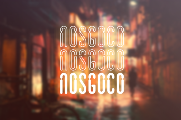 Nosgoco Font PNG with transparent background - Preview 2