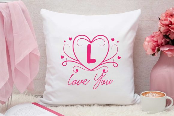 Romantic Monogram Font PNG with transparent background - Preview 2