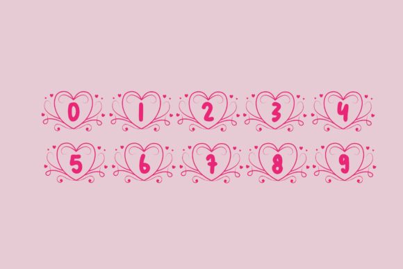 Romantic Monogram Font PNG with transparent background - Preview 4