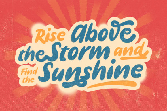 Rumble Born Font PNG with transparent background - Preview 3
